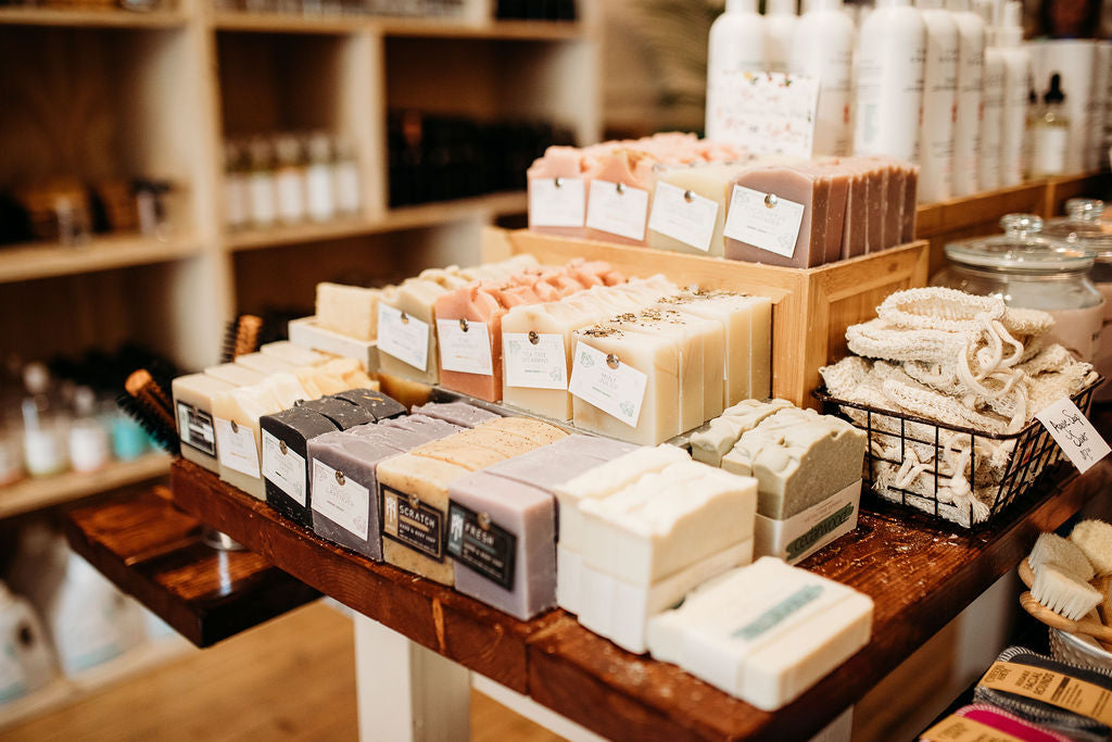 Charcoal and Rose Petals