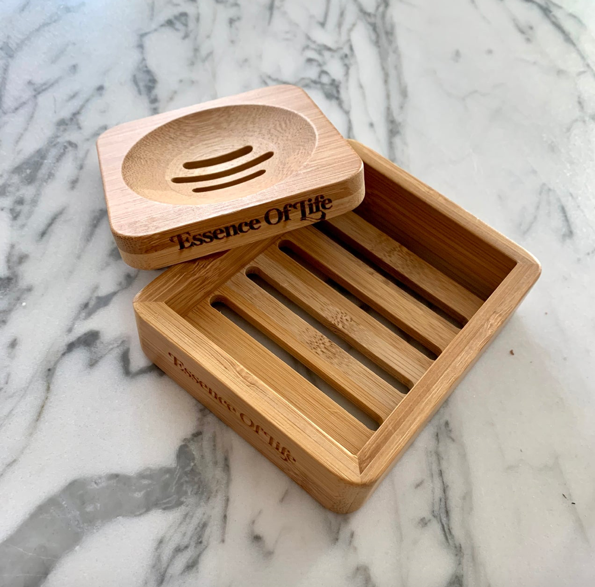 Bamboo Soap Dish by Essence of Life Organics
